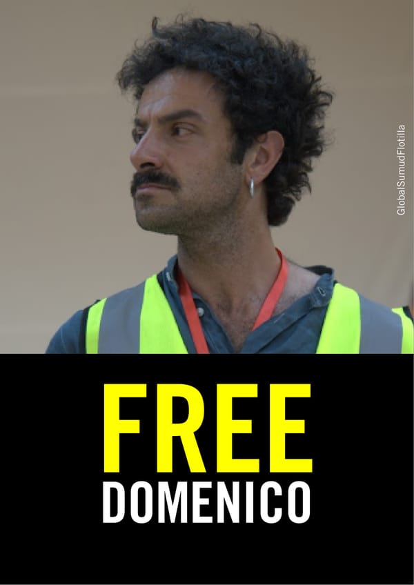 Free Domenico — una delle persone detenute in Libia