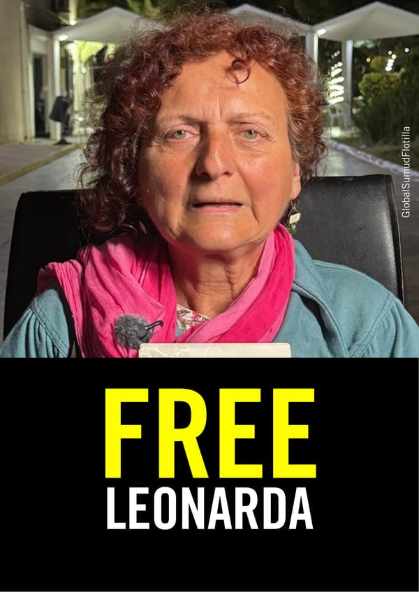 Free Leonarda — una delle persone detenute in Libia