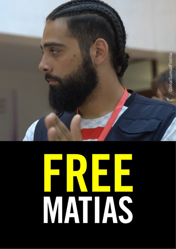 Free Matias — una delle persone detenute in Libia
